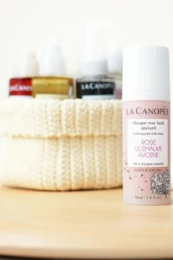 Hot La Canopée Masque rose lacté apaisant visage