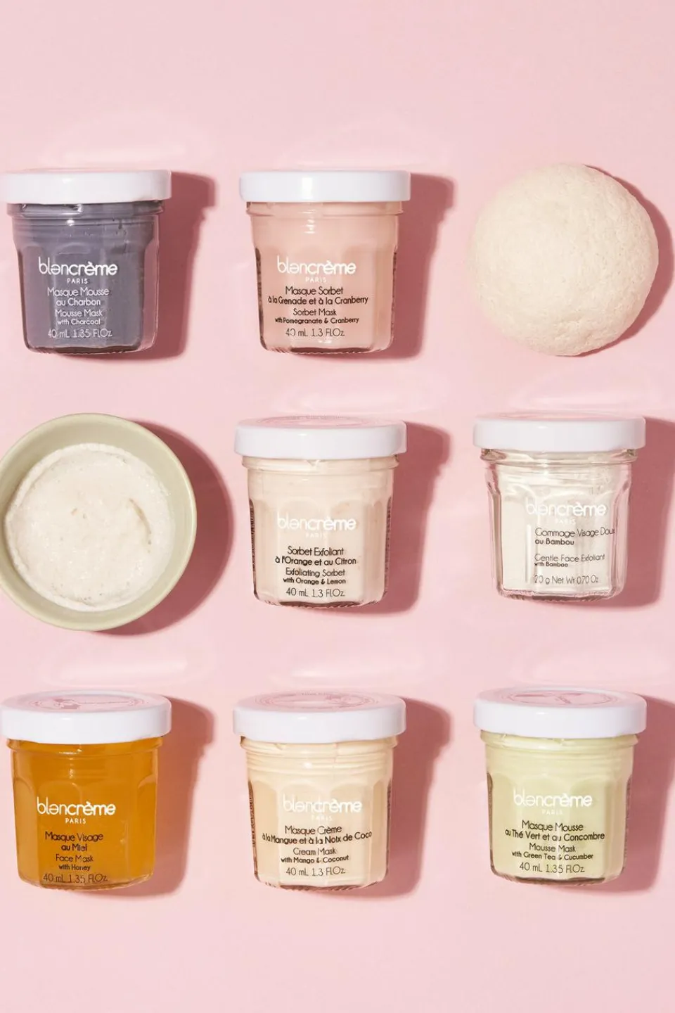 Online Blancrème Masque visage anti-imperfections mousse charbon