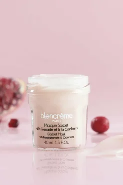 Blancrème Masque visage éclat sorbet cranberry & grenade