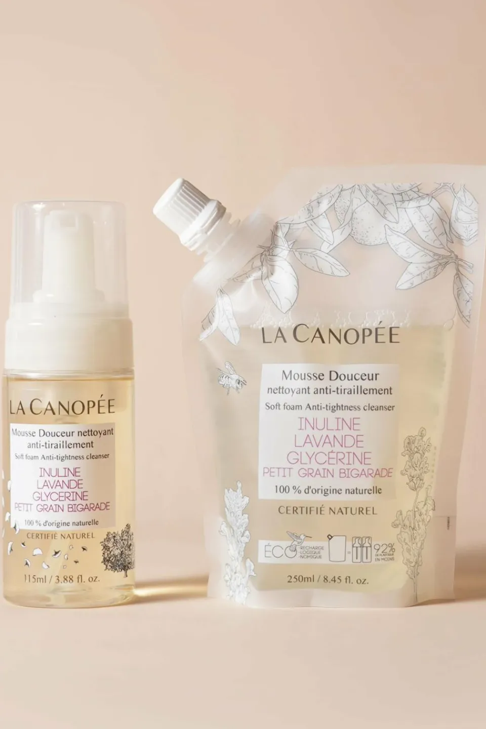 Online La Canopée Mousse douceur nettoyant anti-tiraillement rechargeable