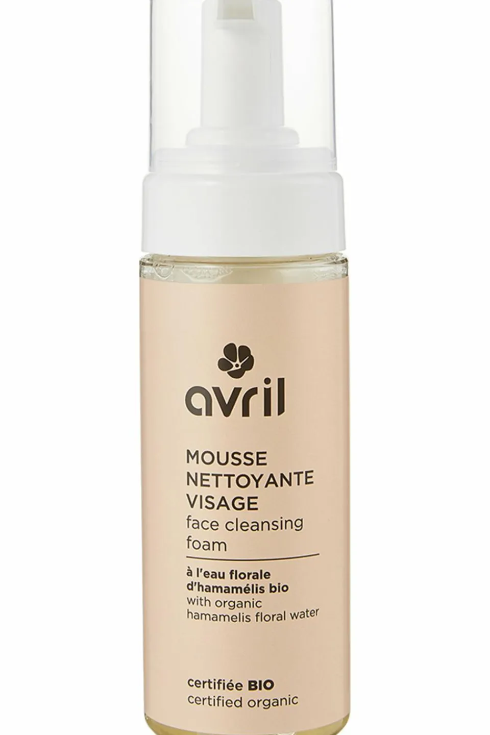Avril Mousse nettoyante visage bio
