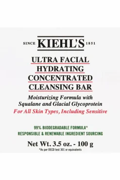 New Kiehl's Nettoyant solide concentré hydratant pour tous types de peaux Ultra Facial