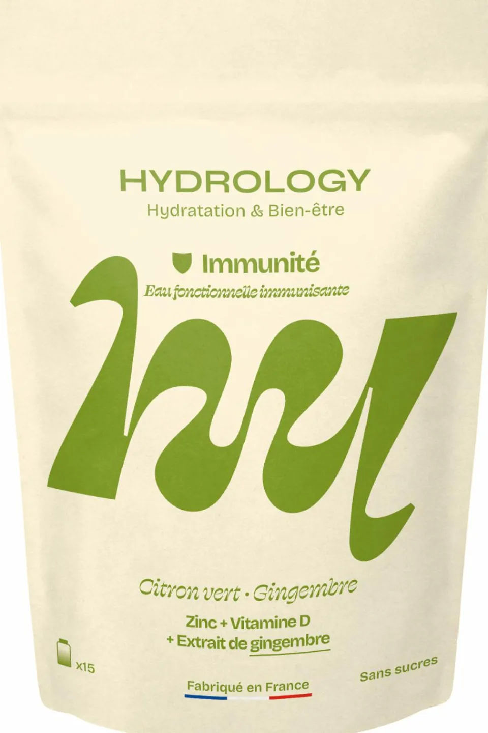 Outlet HYDROLOGY Pastille d’hydratation goût citron vert gingembre Immunité