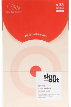 Skin & Out Patchs stop-boutons Clear out