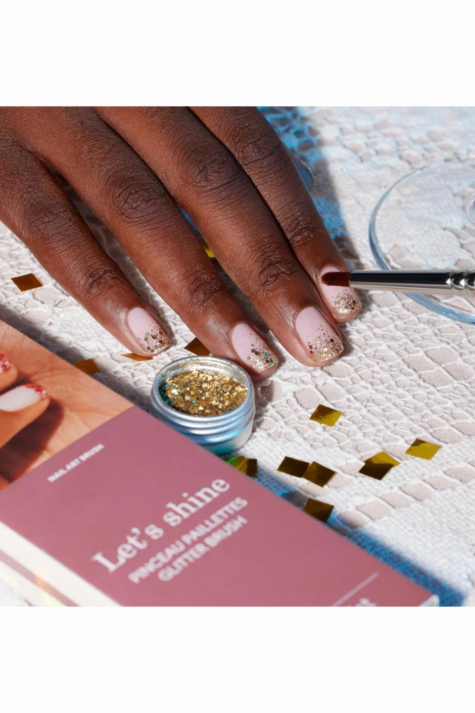 New Manucurist Pinceau paillettes nail art