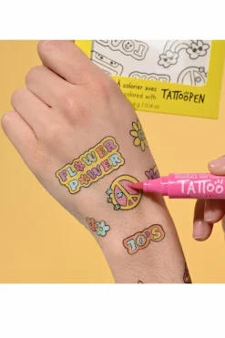 Outlet Nailmatic Planche de tatouages à colorier seventies