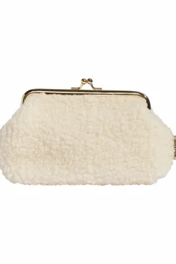 New Blissim Pochette blanche en moumoute