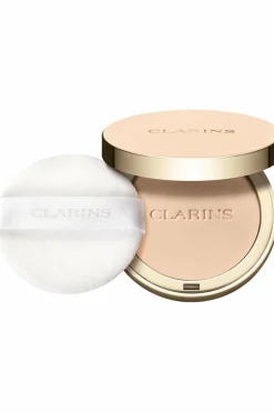 New Clarins Poudre compacte matifiante infusée au lait de pêcher Ever Matte Compact Powder