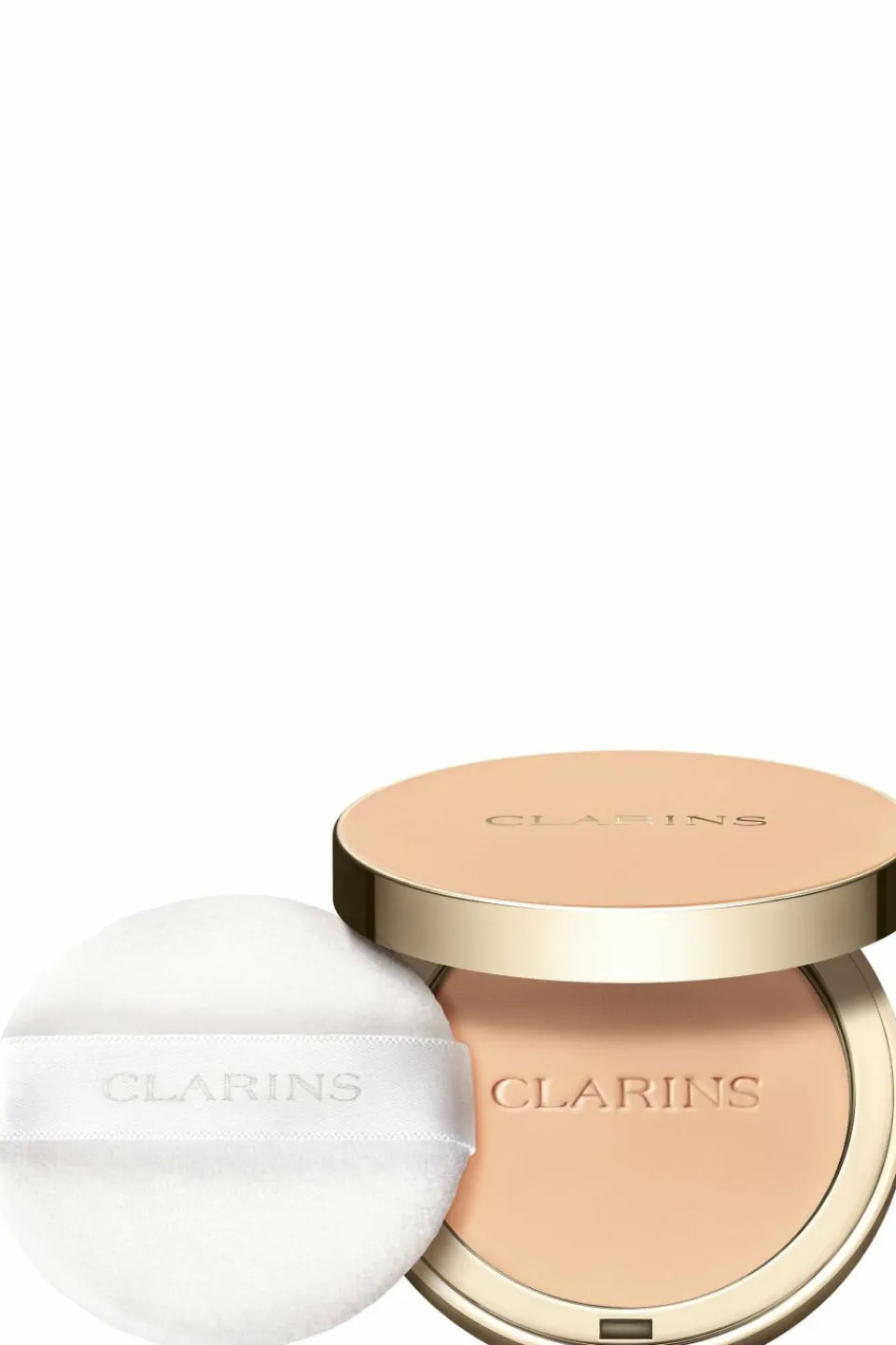 New Clarins Poudre compacte matifiante infusée au lait de pêcher Ever Matte Compact Powder