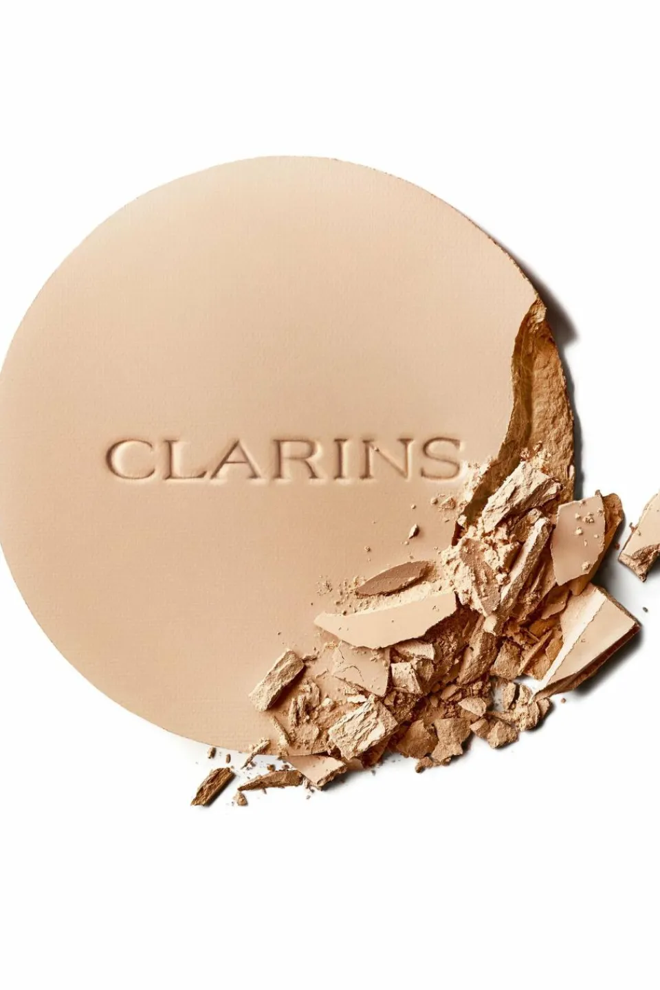 New Clarins Poudre compacte matifiante infusée au lait de pêcher Ever Matte Compact Powder