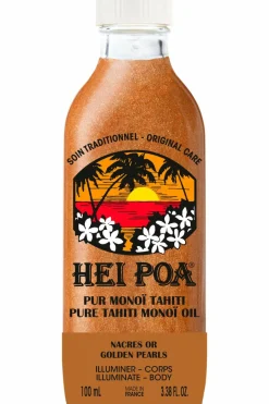 Sale Hei Poa Pur monoï Nacres Or parfum Tiaré