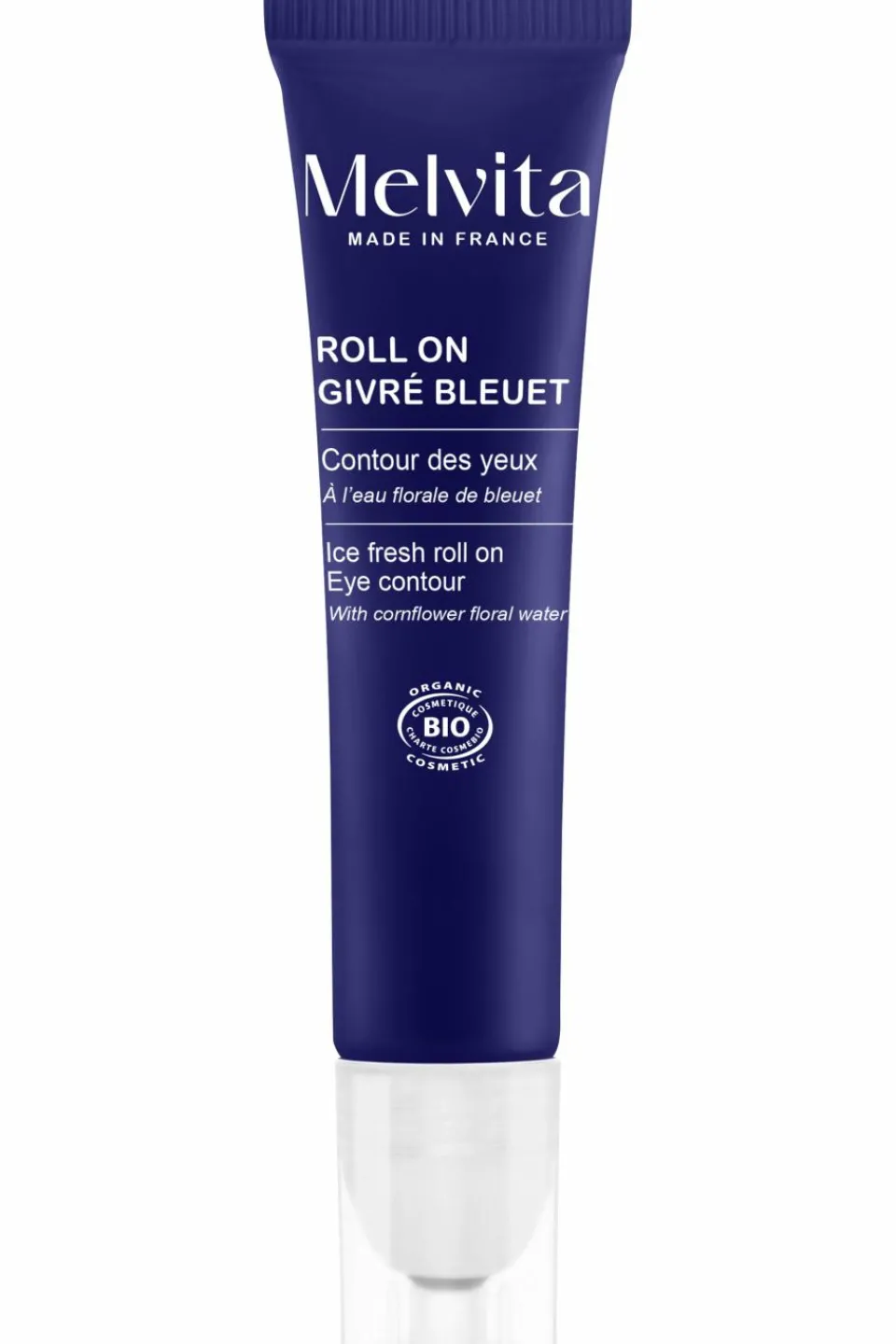New Melvita Roll-on givré contour des yeux au bleuet bio