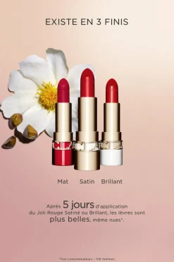 Clearance Clarins Rouge à lèvres rechargeable Joli Rouge Brillant
