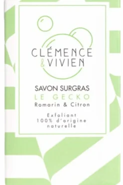 Sale Clémence et Vivien Savon solide exfoliant le Gecko
