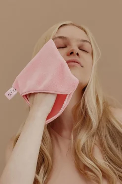 Sale GLOV Serviette démaquillante rose