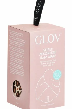 Best GLOV Serviette pour cheveux léopard