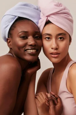 Outlet GLOV Serviette ultra-absorbante pour cheveux rose