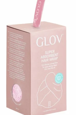 Outlet GLOV Serviette ultra-absorbante pour cheveux rose