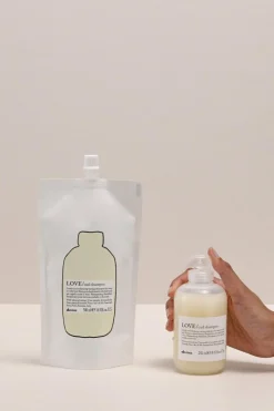 Discount Davines Shampoing disciplinant rechargeable pour cheveux ondulés et bouclés Love Curl