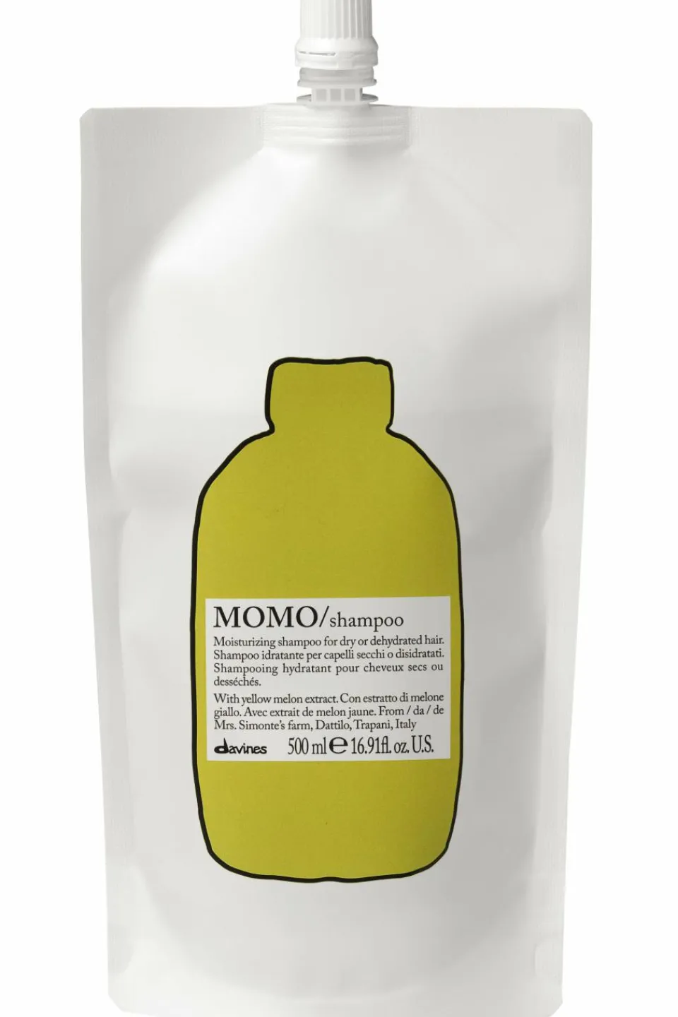 Discount Davines Shampoing hydratant rechargeable pour cheveux secs Momo