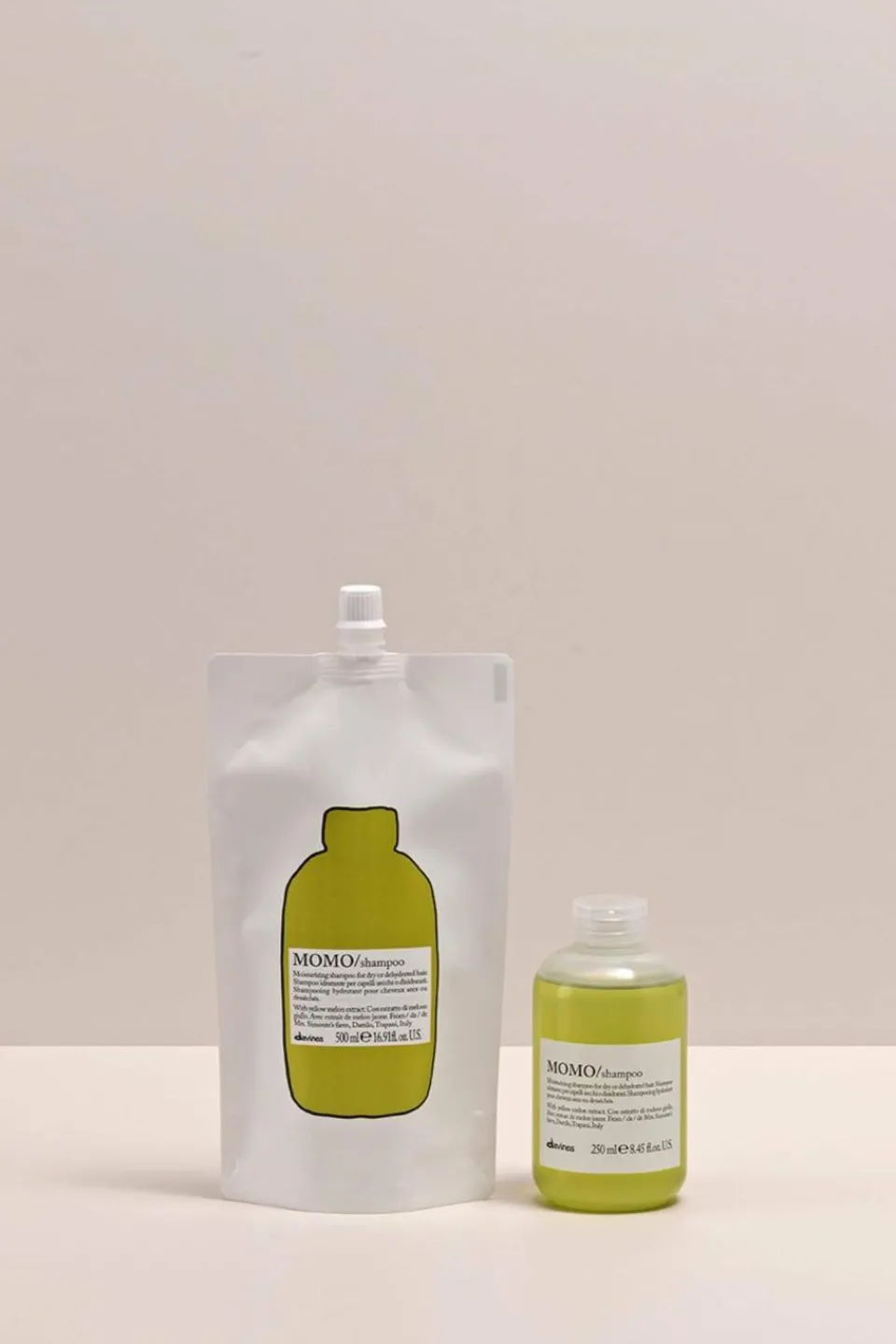 Discount Davines Shampoing hydratant rechargeable pour cheveux secs Momo