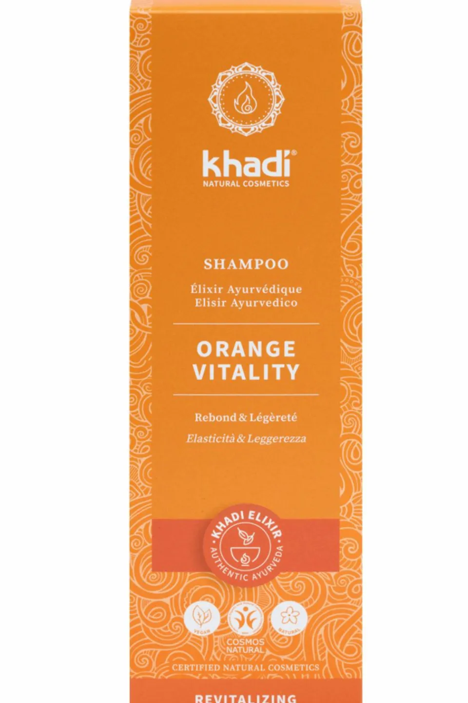 Sale KHADI Shampoing rebond & légèreté ayurvédique Orange Vitality