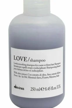 Davines Shampoing rechargeable pour cheveux indisciplinés Love Smooth