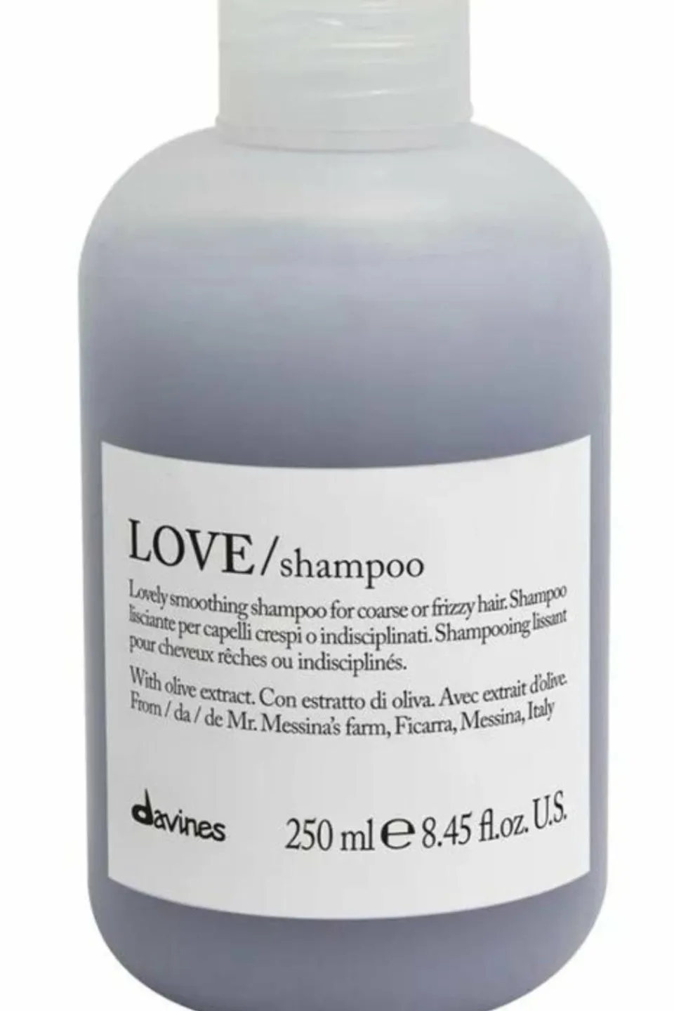 Davines Shampoing rechargeable pour cheveux indisciplinés Love Smooth