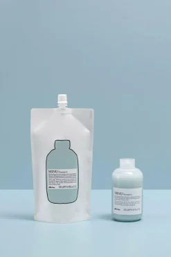 New Davines Shampoing rechargeable pour cheveux colorés Minu