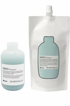 New Davines Shampoing rechargeable pour cheveux colorés Minu