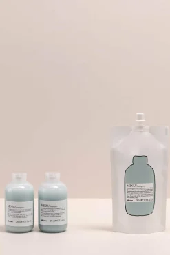 New Davines Shampoing rechargeable pour cheveux colorés Minu