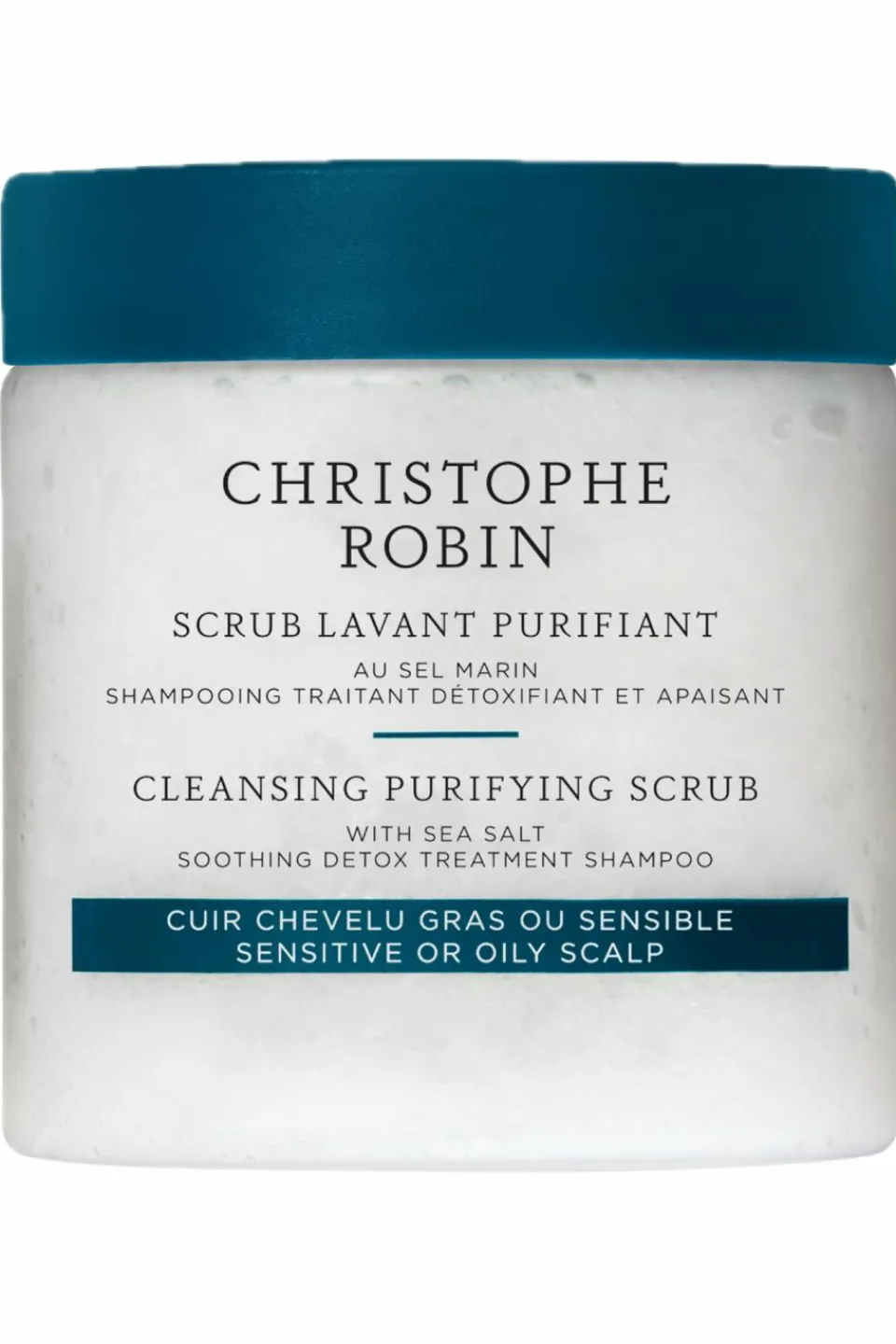 Discount Christophe Robin Shampoing scrub lavant purifiant au sel marin