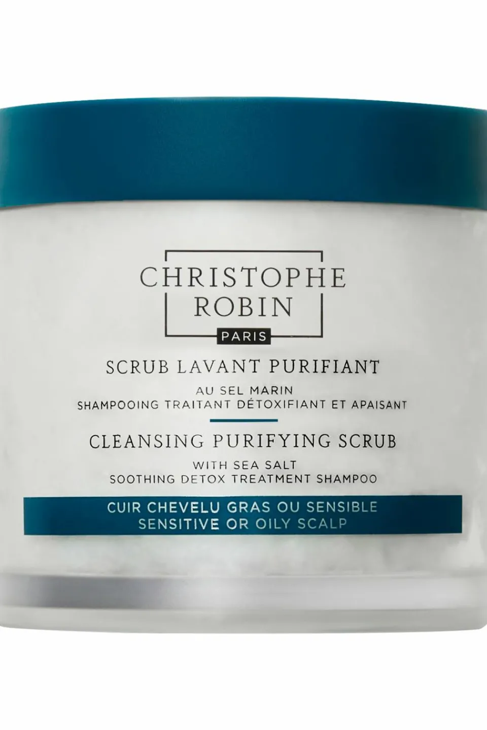 Clearance Christophe Robin Shampoing scrub lavant purifiant au sel marin