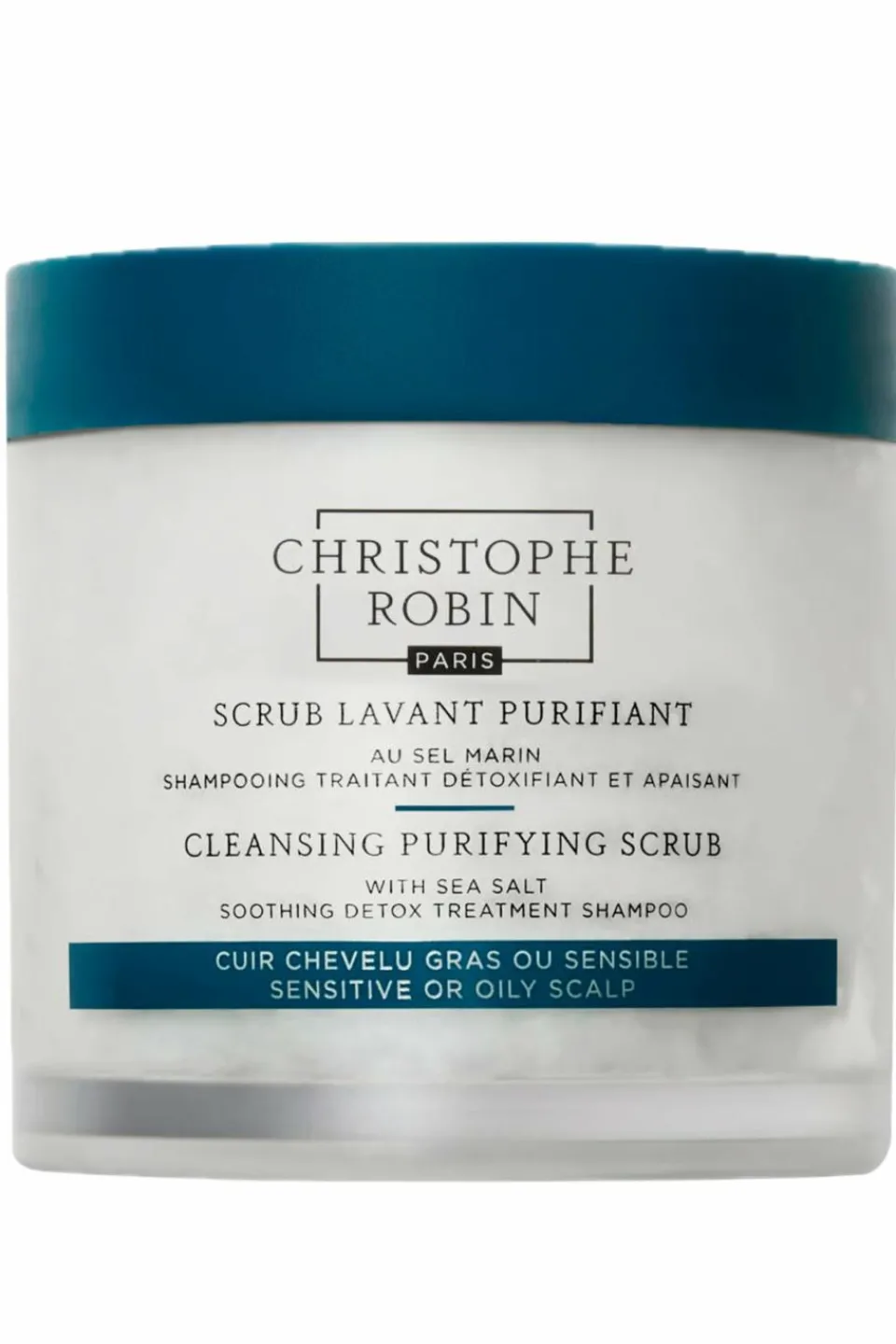 Clearance Christophe Robin Shampoing scrub lavant purifiant au sel marin