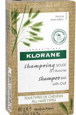 Discount Klorane Shampoing solide à l’Avoine pour tous types de cheveux