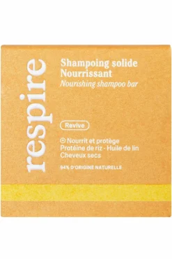 Clearance Respire Shampoing solide nourrissant pour cheveux secs Douceur d’Avoine