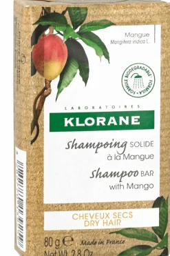 Hot Klorane Shampoing solide nutrition à la mangue pour cheveux secs