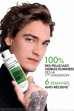 Vichy Shampoing traitant pellicules & démangeaisons cheveux normaux à gras
