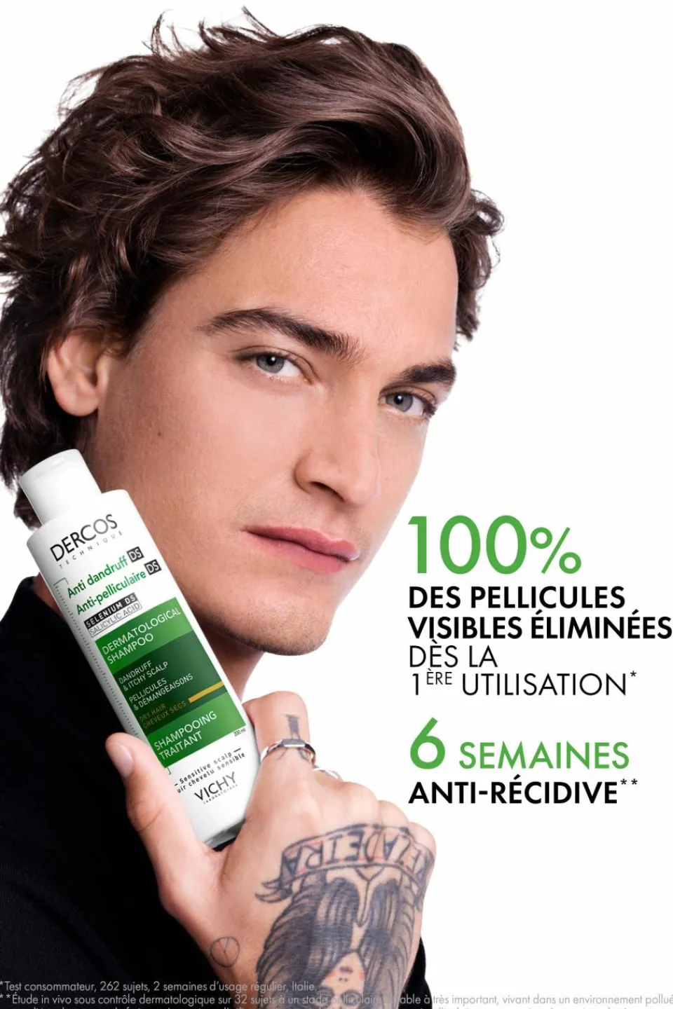 Vichy Shampoing traitant pellicules & démangeaisons cheveux normaux à gras