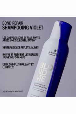 New Schwarzkopf Professional Shampoing violet BlondMe