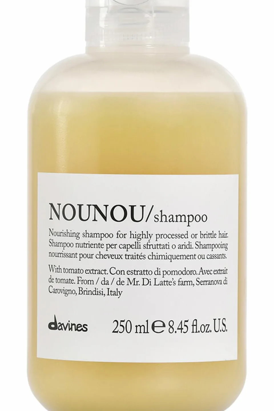 Discount Davines Shampooing nourrissant rechargeable pour cheveux abimés Nounou