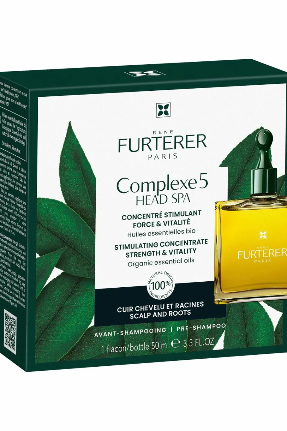 Outlet René Furterer Soin cuir chevelu avant-shampoing aux huiles essentielles bio Head Spa