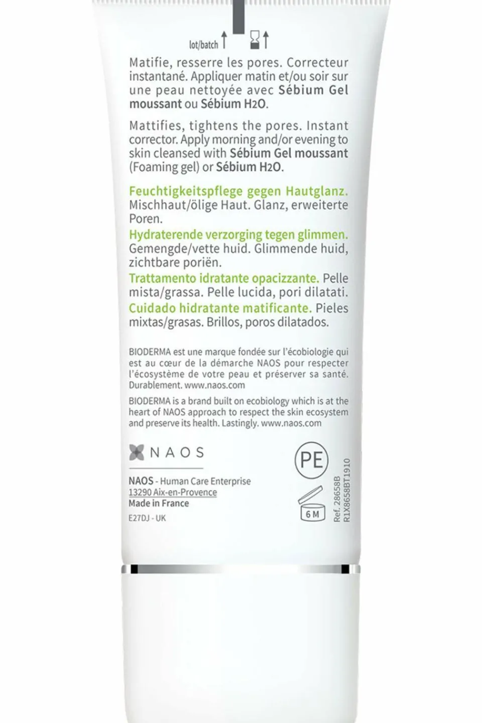Bioderma Soin hydratant anti-brillance Sébium Mat Control