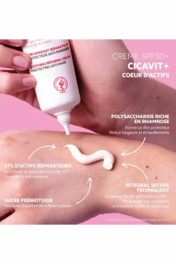 New SVR Soin visage & corps réparateur anti-marques SPF50+ Cicavit+