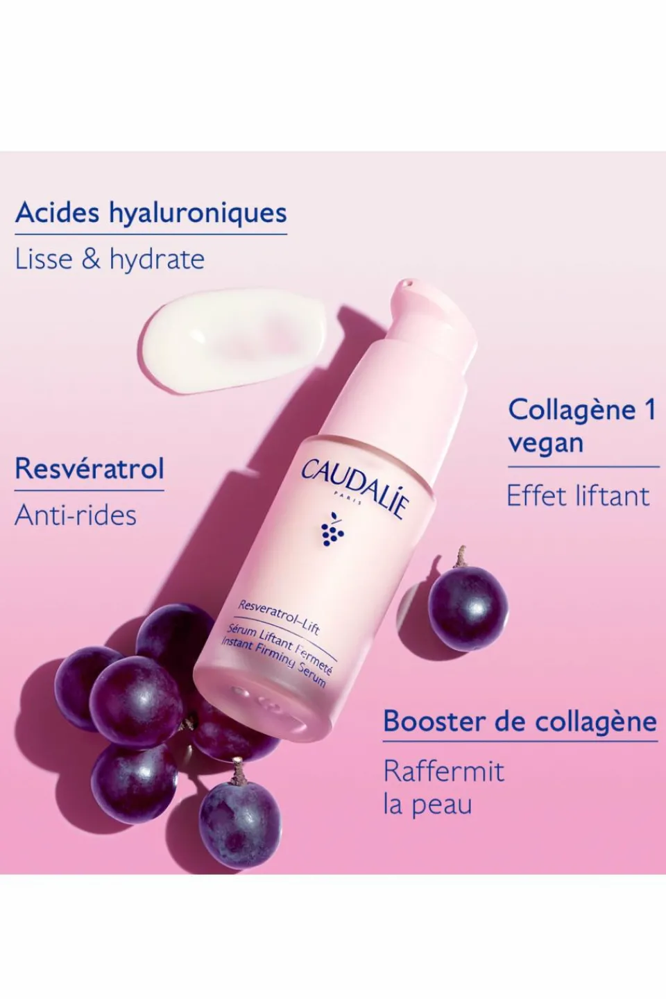 Hot Caudalie Sérum Liftant Fermeté Resveratrol rechargeable