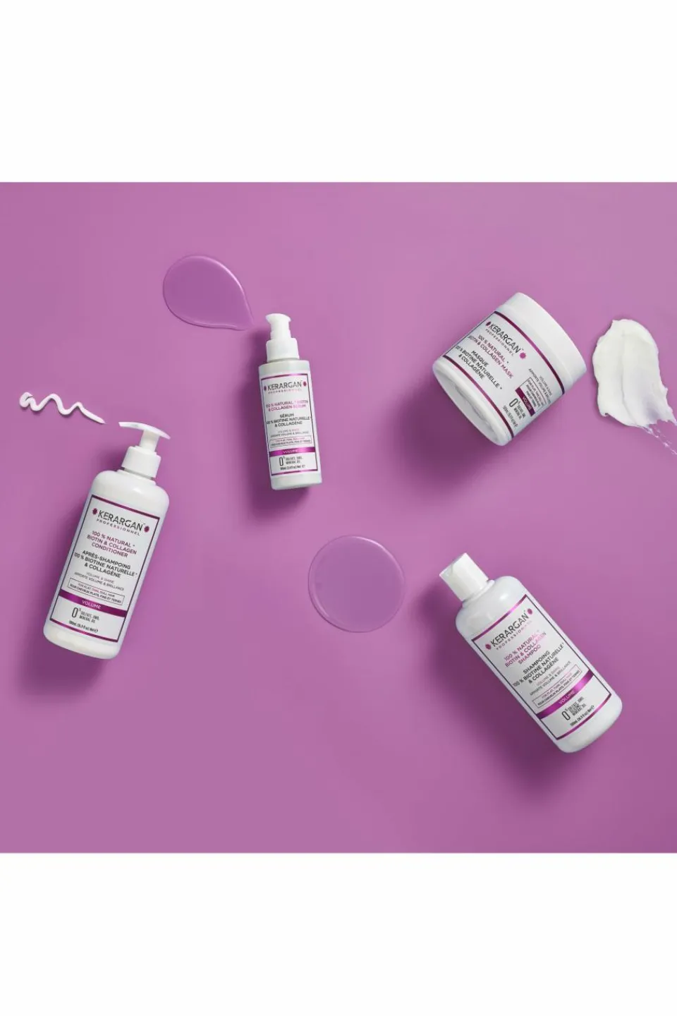 Online Kerargan Sérum volumisant à la biotine & collagène