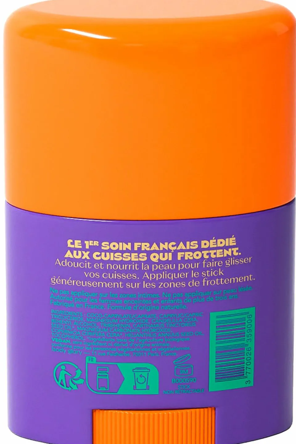 Hot BODY GLORY Stick anti-frottements Cuisses Kiss Touche