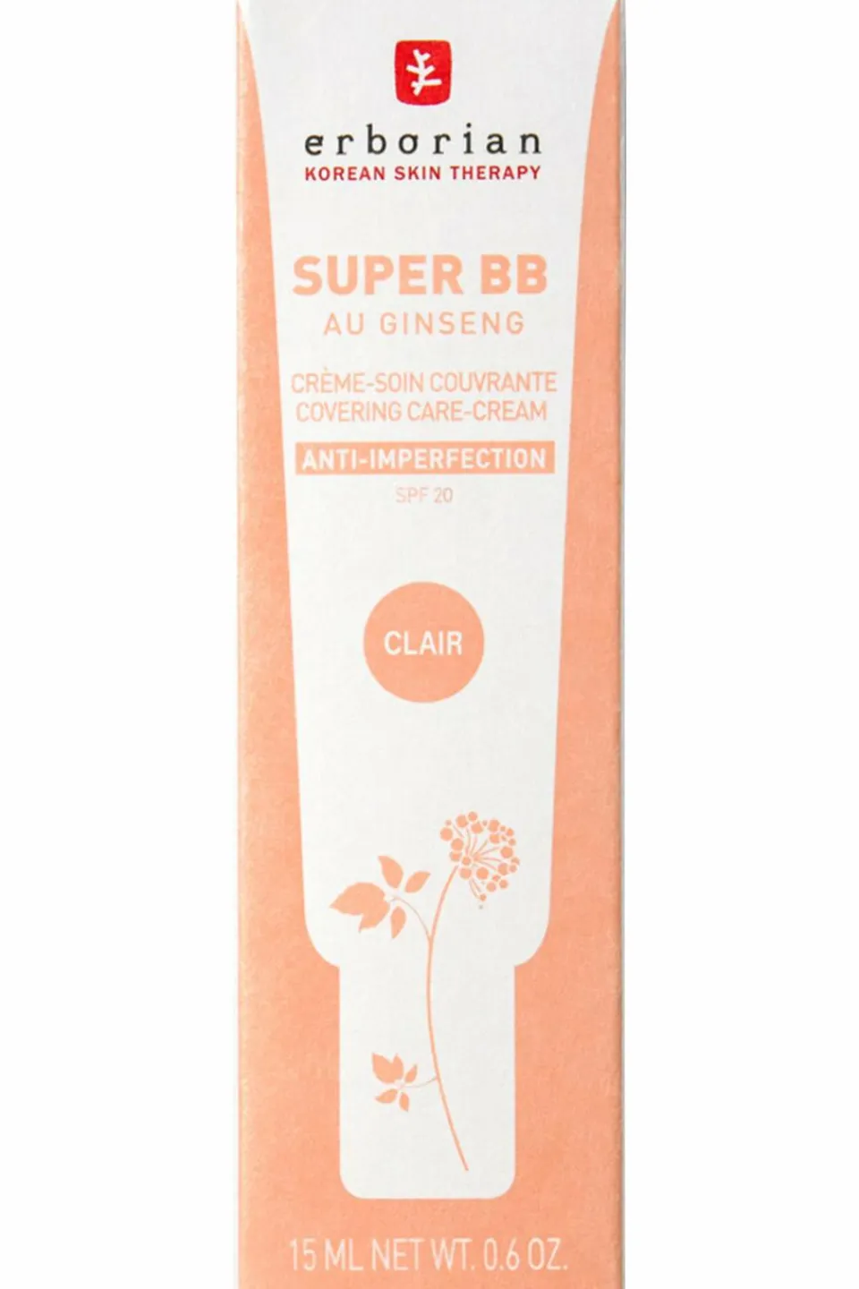 Online Erborian Super BB Crème couvrante anti-imperfections teinte clair SPF20