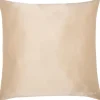 Outlet ChillSilk Taie d’oreiller carrée 100% soie Sand