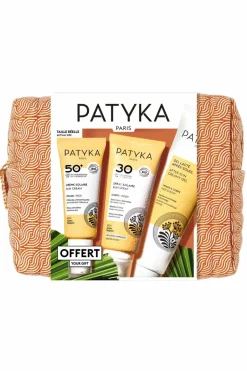 Patyka Trousse soins solaires certifiés bio avec la crème solaire visage 40ml offerte